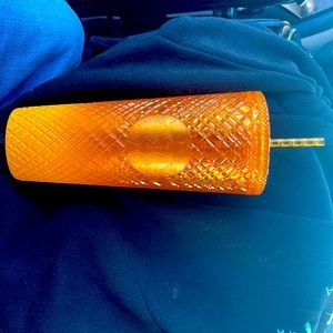 COPY - Brand New Starbucks Tumbler Summer 2022 Mango Ombré Jeweled Venti 24 oz …